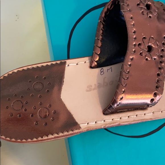 Brand new jack rogers size 8 gold - Picture 2 of 4